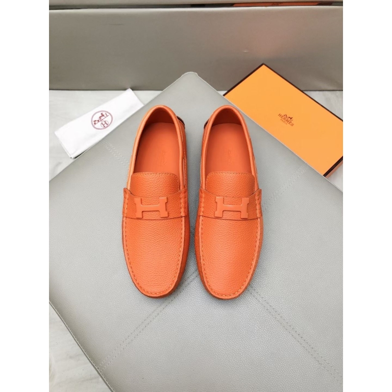 H**mes leather shoes